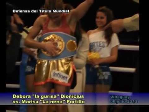 Villaguay en noticias. Defensa titulo mundial de Debora Dionicius
