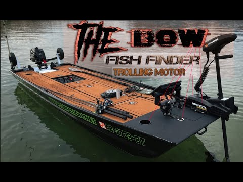Garmin Echomap 93SV Fish Finder/ Trolling Motor & Bow Plate Installation