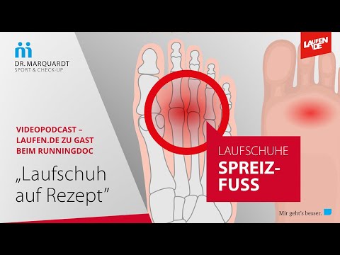 +++ Der richtige Laufschuh bei Spreizfuß-Beschwerden – Laufschuh auf Rezept +++