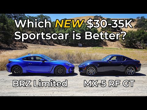 2022 Subaru BRZ Limited vs 2022 Mazda Miata MX-5 RF GT - Head to Head Review!