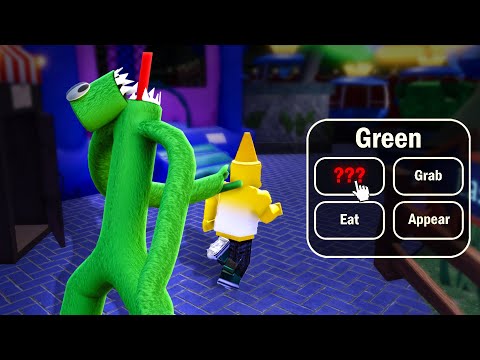 Playing As GREEN To Troll My Friend in Rainbow Friends