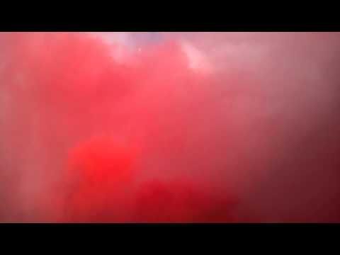 "Recibimiento de Huracán contra Unión" Barra: La Banda de la Quema &bull; Club: Huracán