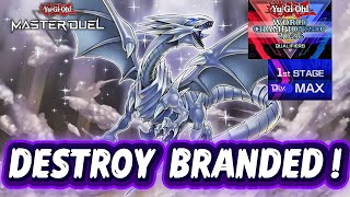 BLUE-EYES HIT DLV. MAX! 🐉 Destroying Branded In WCS 2026! THEY SAID BLUE-EYES IS GONE! [Master Duel]