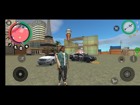 Vegas Crime Simulator Stole Helicopter & Tank from the High Security of Military | Android Gameplay