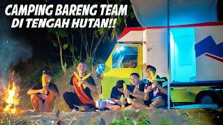 Download lagu CAMPING IN THE FOREST AT NIGHT!!😱 GATHERING FIREWOOD AND COOKING, DITDIM AND THE TEAM FEEL LIKE T... mp3