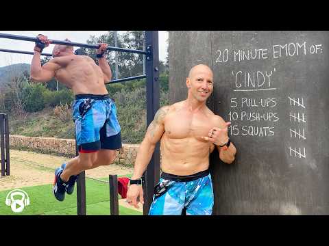 EMOM Songs & Timer | 20 Minute EMOM Workout | "Cindy" CrossFit Wod