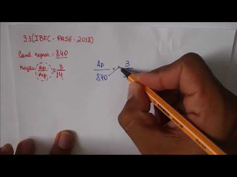 Questão 31 - PMSE (IBFC) - Razão e Proporção