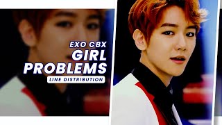 EXO CBX • Girl Problems | Line Distribution「REQ #15.2」(Reupload)