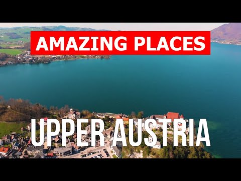 Travel to Upper Austria | Tourism, vacation, nature, landscapes, sights, overview | Drone 4k video