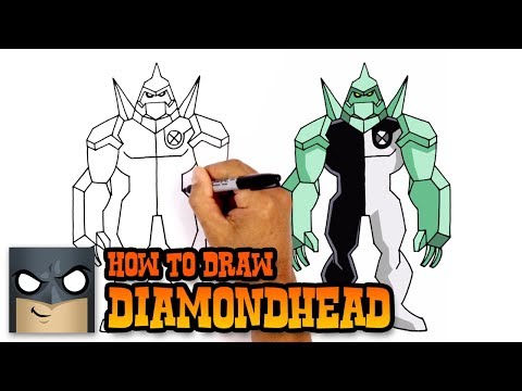 How to Draw Ben 10 | Diamondhead - YouTube
