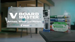 Popisovač na tabule, 2,3 mm, kužeľový, PILOT "V-Board Master", modrý/10