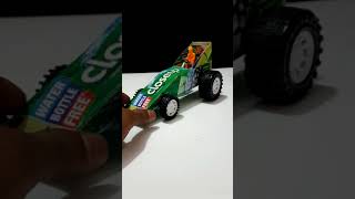 How to make racing car from toothpaste box  #short