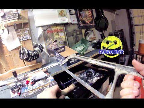 YouTube video about: How to shorten a fishing rod handle?