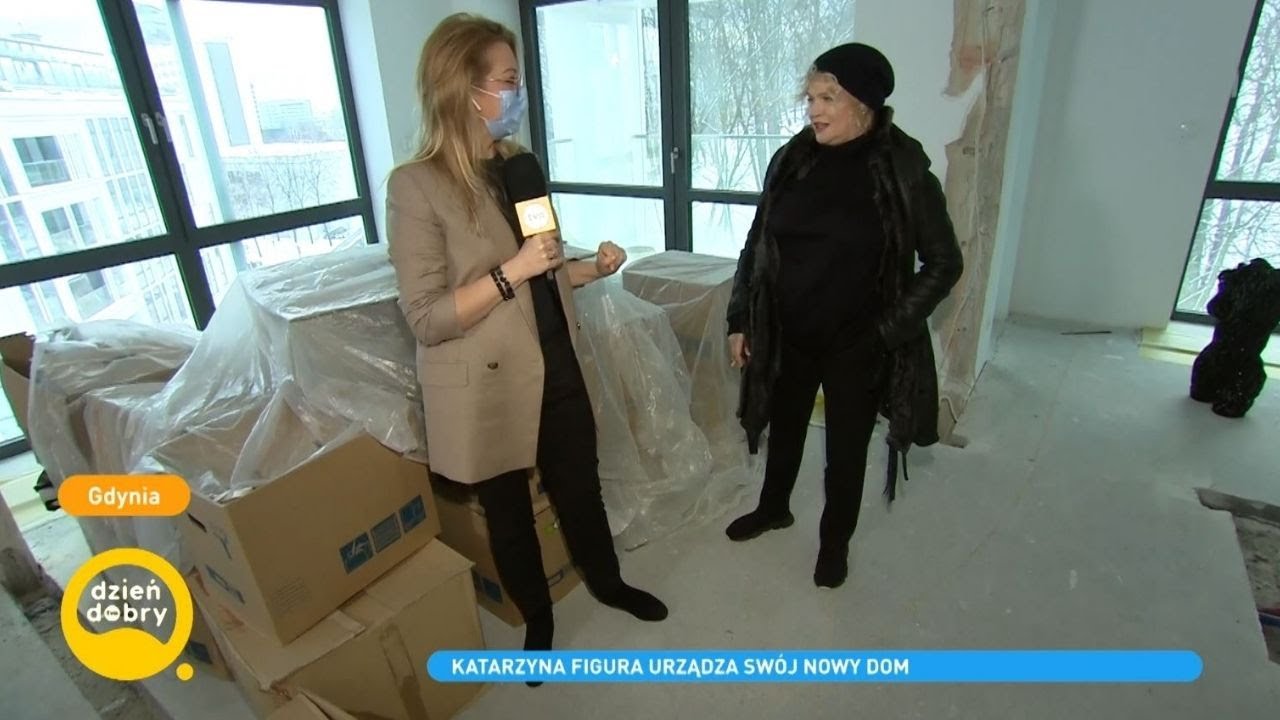 Katarzyna  Figura pokazała nowe mieszkanie w Trójmieście! W sypialni stanęła wyjątkowa rzeźba...