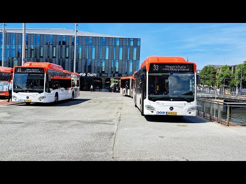 Het openbaar vervoer in Delft 29-06-2022