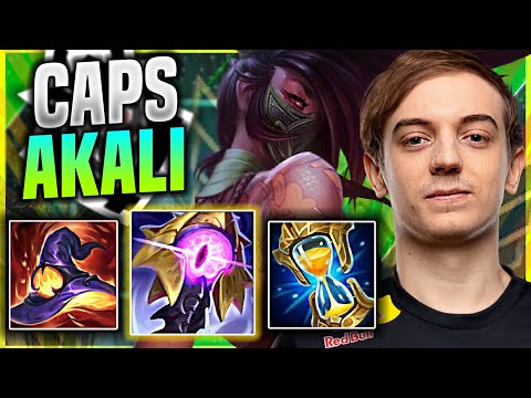 CAPS IS INSANE WITH AKALI! - G2 Caps Plays Akali MID vs Yone! | Season11