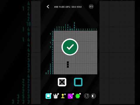 Nonogram Tip | Overlap Method. Small numbers in large puzzles fill tiles