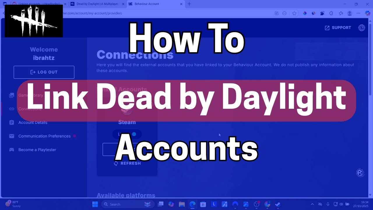 How to Link Your Dead by Daylight Accounts (Full Guide)