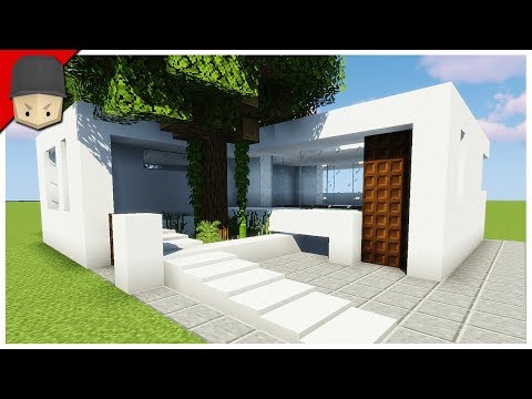 How to Build a Simple Modern House in Minecraft (Minecraft House Tutorial)