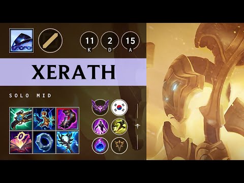 Xerath Mid vs Orianna - KR Master Patch 25.16