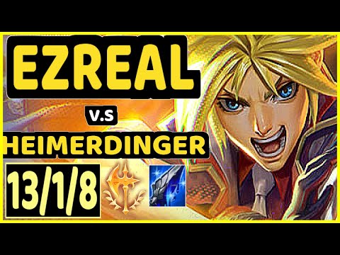 CODY SUN (EZREAL) vs HEIMERDINGER - 13/1/8 KDA BOTTOM ADC CHALLENGER GAMEPLAY - NA