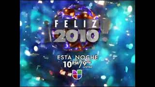 Feliz año 2010 Univision especial promo