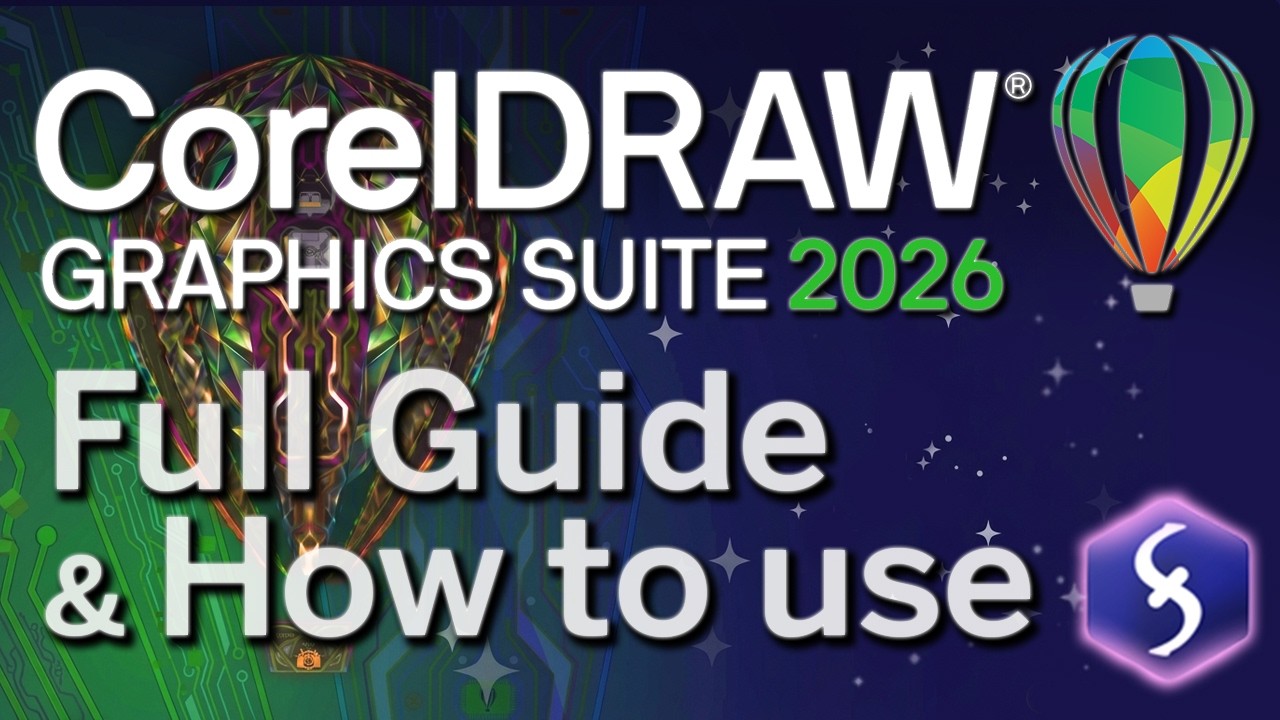 CorelDRAW Tutorial for Beginners 2026 | Full Course: Vector Illustration & Design