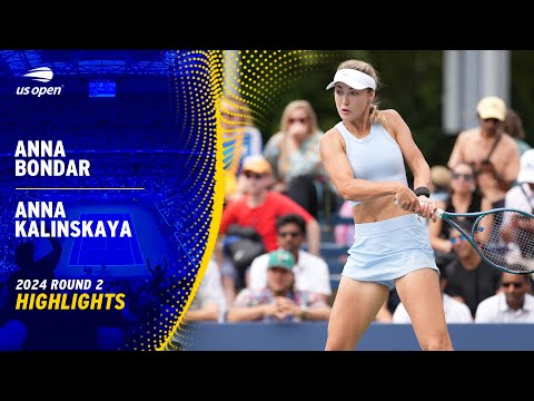 Anna Bondar vs. Anna Kalinskaya Highlights | 2024 US Open Round 2
