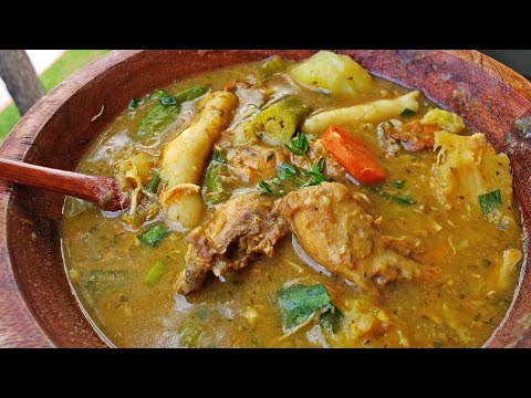 Yummy CHICKEN SOUP (Caribbean-Style)