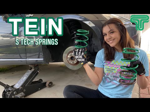 FRS TEIN LOWERING SPRINGS INSTALL