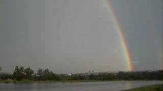 preview picture of video 'Rainbow over Jamestown,ND'