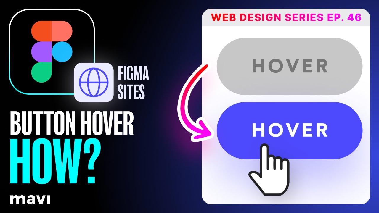 HOVER Effect on a LIVE WEBSITE Using Figma Sites (Web Design ep. 46 • #figma #ux #ui #course)
