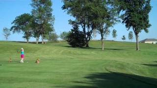 preview picture of video 'Sugar Creek Golf Course in Waukee, Iowa (Hole #4)'
