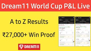 Dream11 World Cup Winning Proof