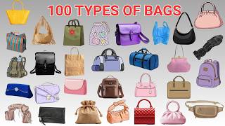 🎒 100 Types of Bags | Learn Bag Names in English | Everyday to Rare Vocabulary