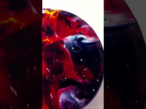 Pastel de chocolate 🍫 decoración en ganache de chocolate 🌌efecto 🌌🌌 galaxia..