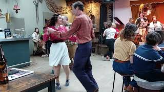 King Oliver's irresistible 'Wa Wa Wa' soon has them up and dancing.