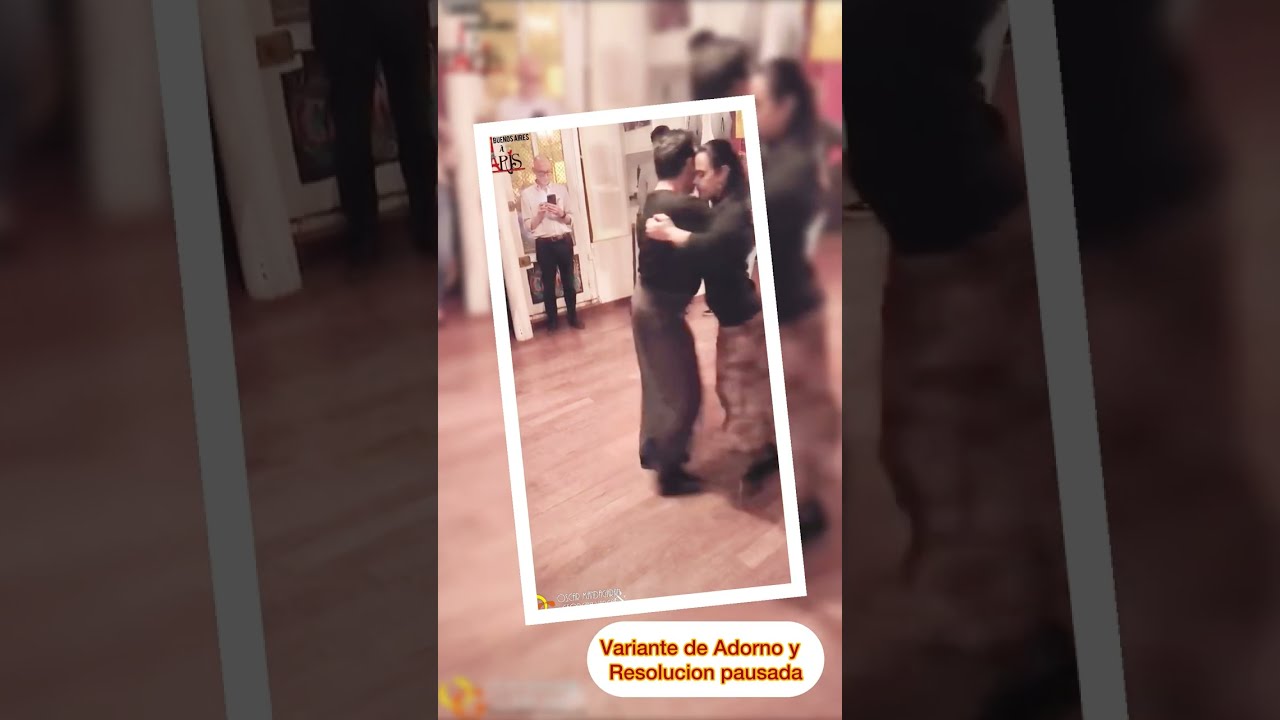 Demo step #tango #paris Online lesson 22/4/2024 Georgina Vargas Oscar Mandagaran