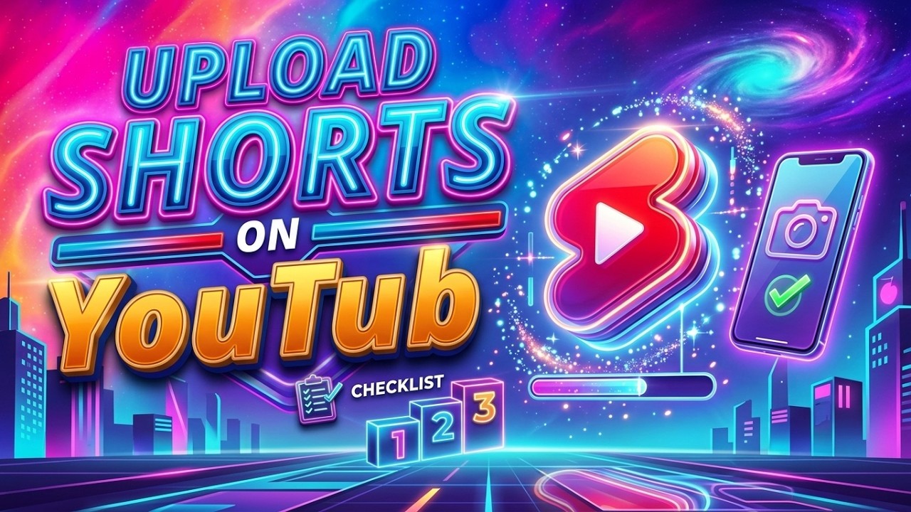 How To Upload Shorts From PC (With Custom Thumbnail!)