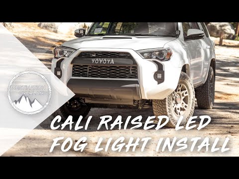 How to Install Cali Raised Fog Light Replacements - 5th Gen 4Runner