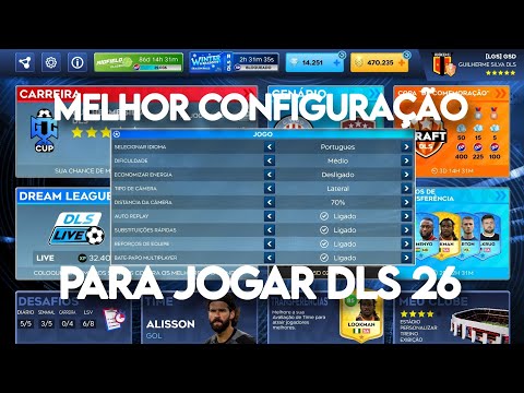 DLS 26 Melhores Configurações Para Jogar Dream League Soccer 2026