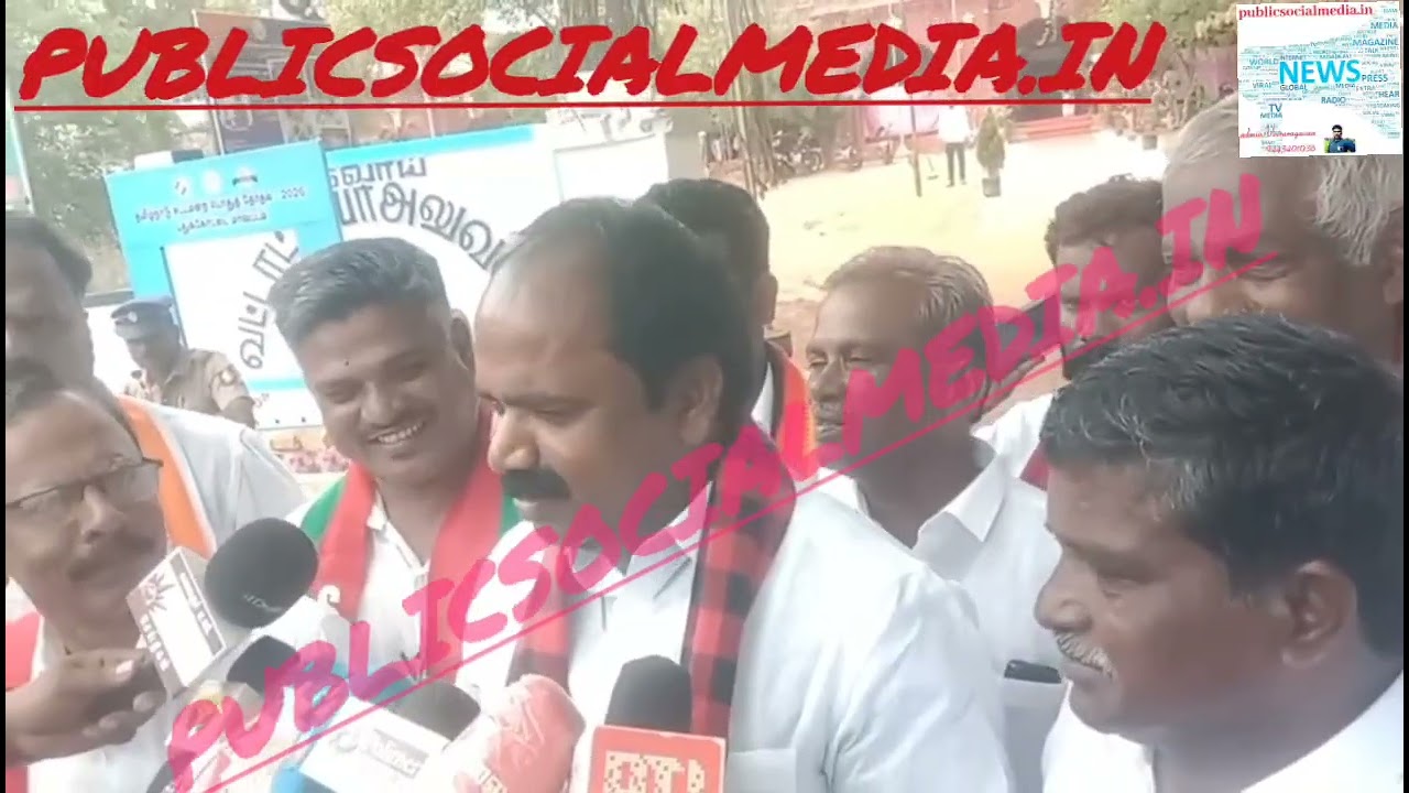 ஆலங்குடி மண்ணின் மைந்தரும், ஆலங்குடி சட்டமன்ற உறுப்பினரும், திமுக அமைச்சருமான சிவ.வீ.மெய்யநாதன் அவர்கள் இன்று தேர்தல் அதிகாரியிடம் வேட்பு மனு தாக்கல் செய்தார், பிறகு பத்திரிகையாளர்களிடம் பேட்டியளித்தார். பத்திரிகையாளர்: வீ.வீரராகவன்; 9443401036