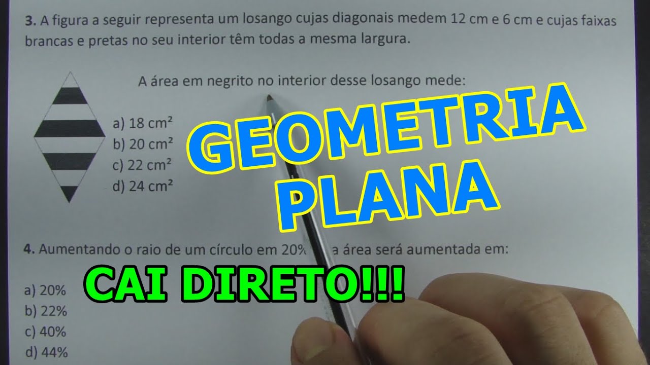 GEOMETRIA PLANA - INTRODUÇÃO - SÓ QUESTÕES CONCURSO