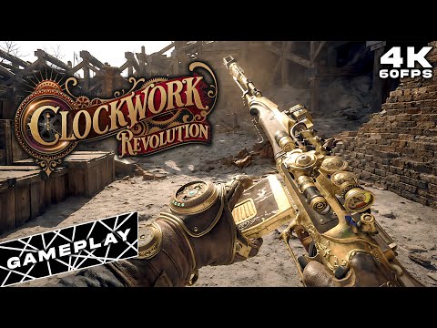 CLOCKWORK REVOLUTION Gameplay - Time Bending Steampunk RPG Game (4K60FPS)