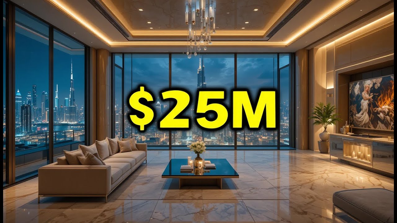 Inside a $25,000,000 Dubai Penthouse (INSANE Luxury)