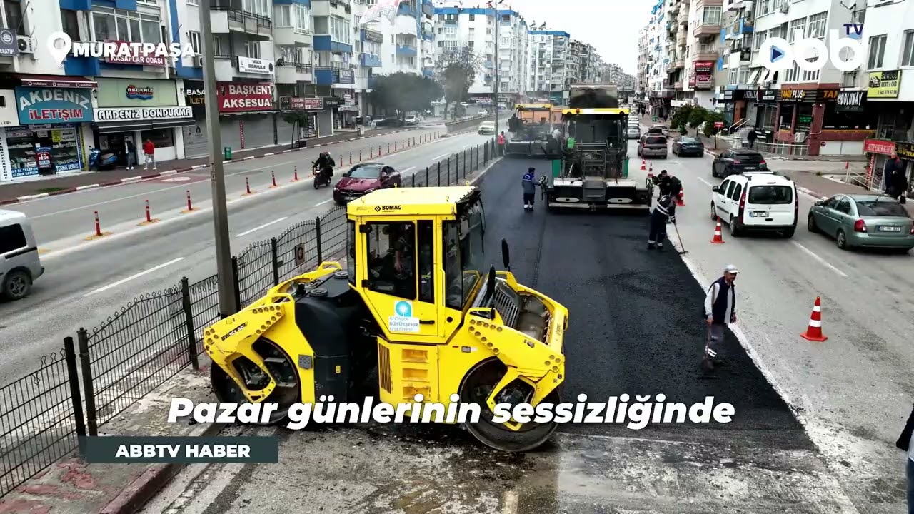 100. YIL BULVARI ASFALT ÇALIŞMASI 3. ETABI