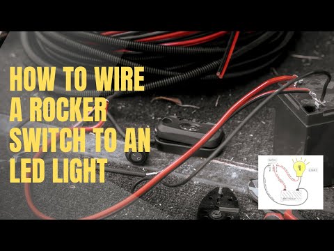 How To Wire A 3 Prong Rocker Switch To LED Lights - Basic Wiring for 12v Accessories