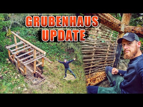 GRUBENHAUS 2.0 Update mit Q&A | Die ersten WÄNDE | Fritz Meinecke