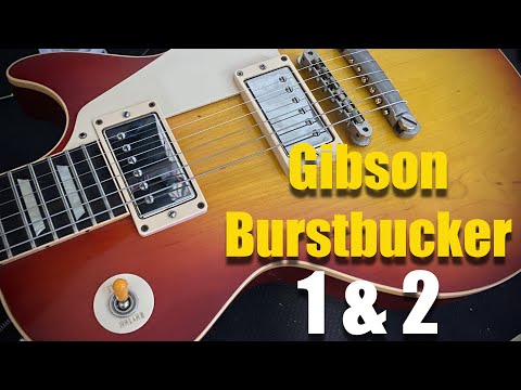 Gibson Burstbucker 1 and 2 Pickup Set 2012 - Aged Nickel image 6