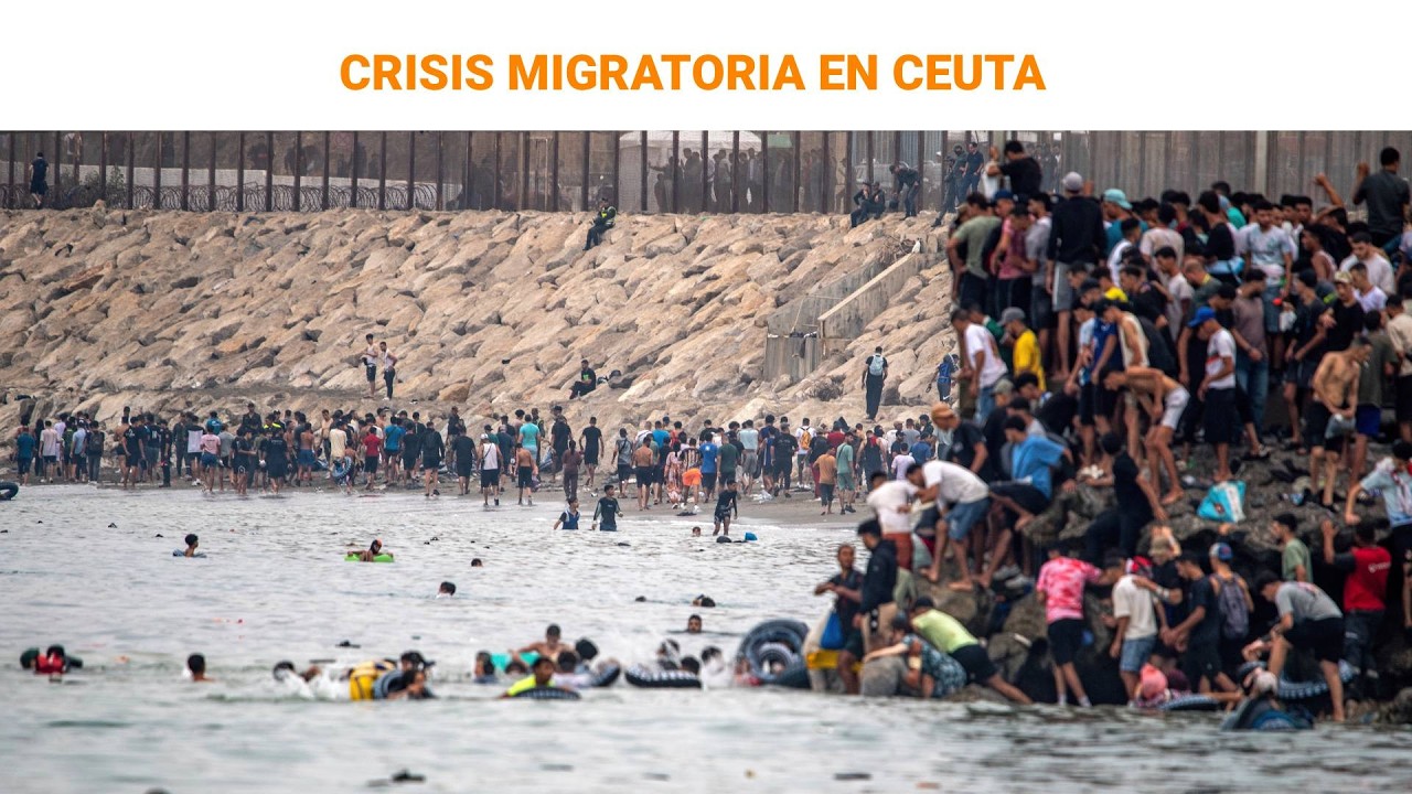 🔴 DIRECTO | Crisis migratoria en Ceuta | Imagen en directo | RTVE Noticias
